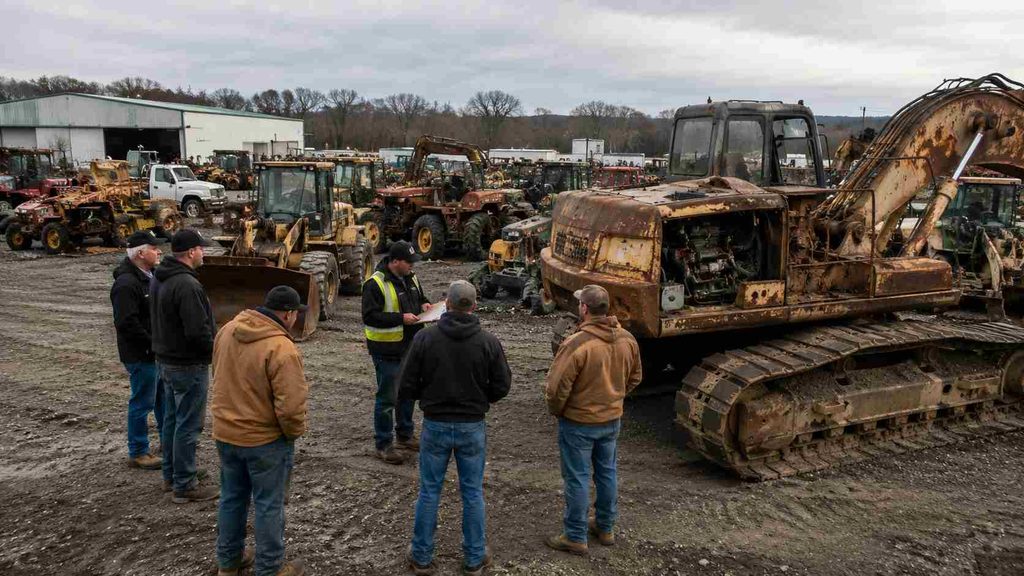 Scrap Heavy Machinery and Tractors