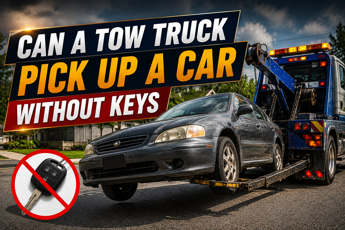 Can a Tow Truck Pick Up a Car Without Keys