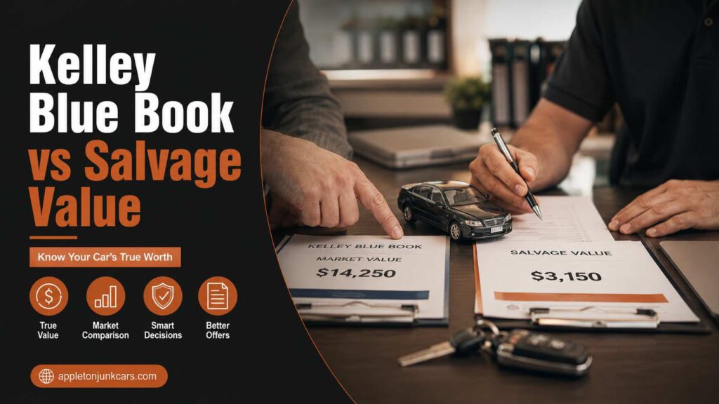 Kelley Blue Book vs salvage value