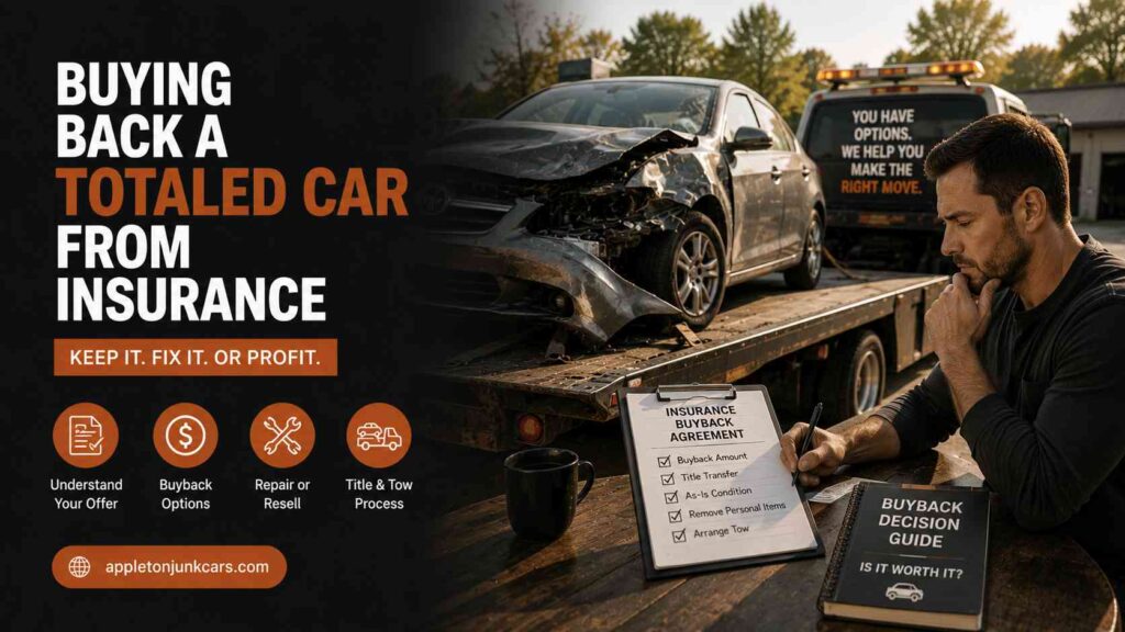 buying back a totaled car from insurance