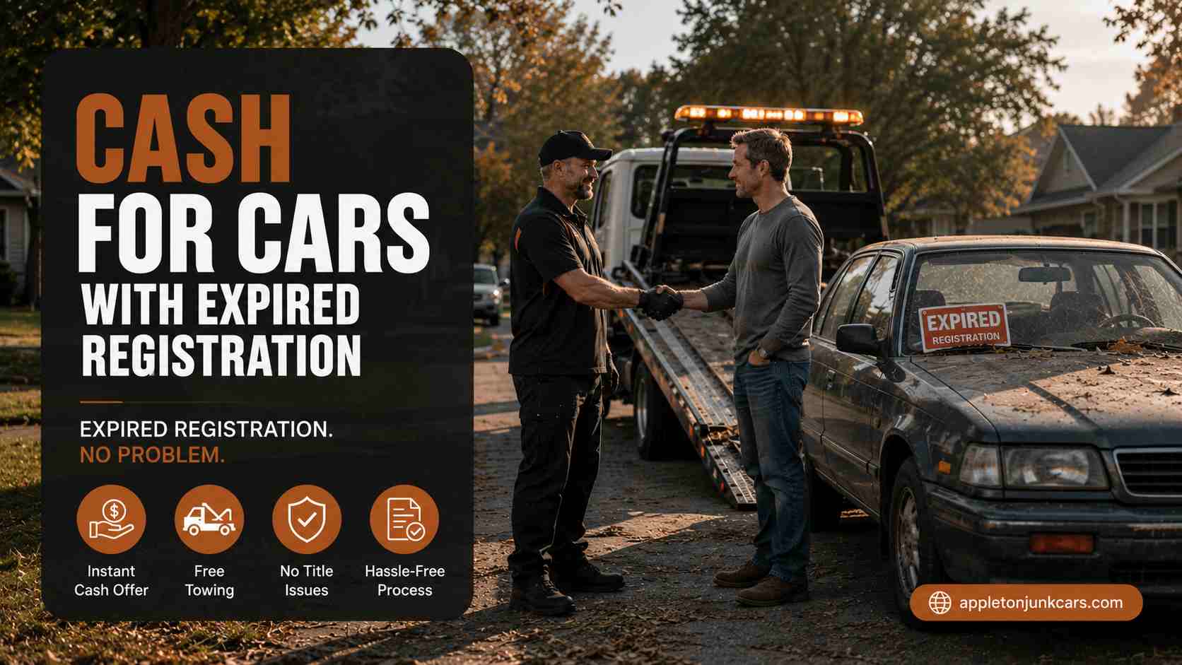 cash for cars with expired registration