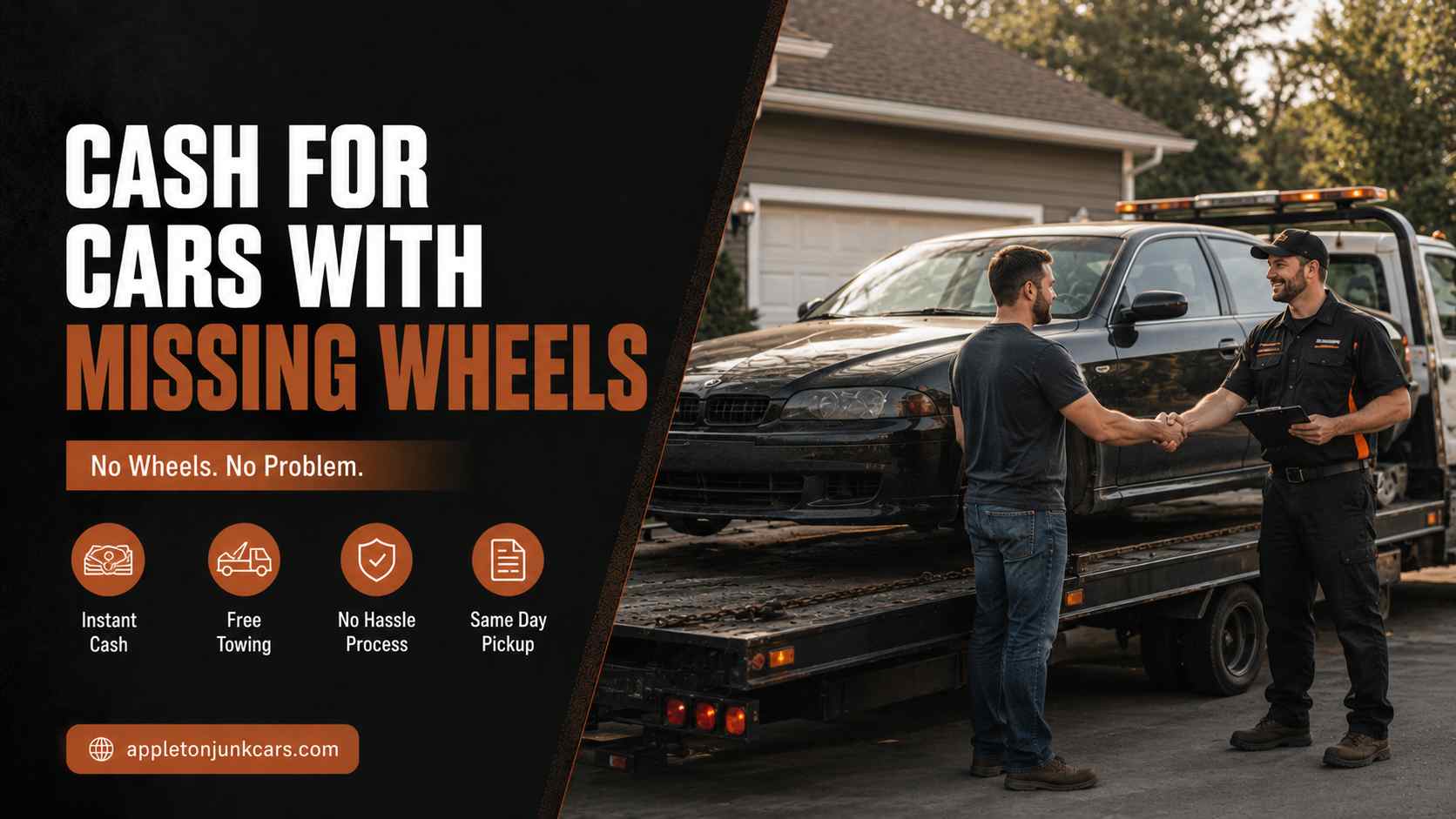 cash for cars with missing wheels