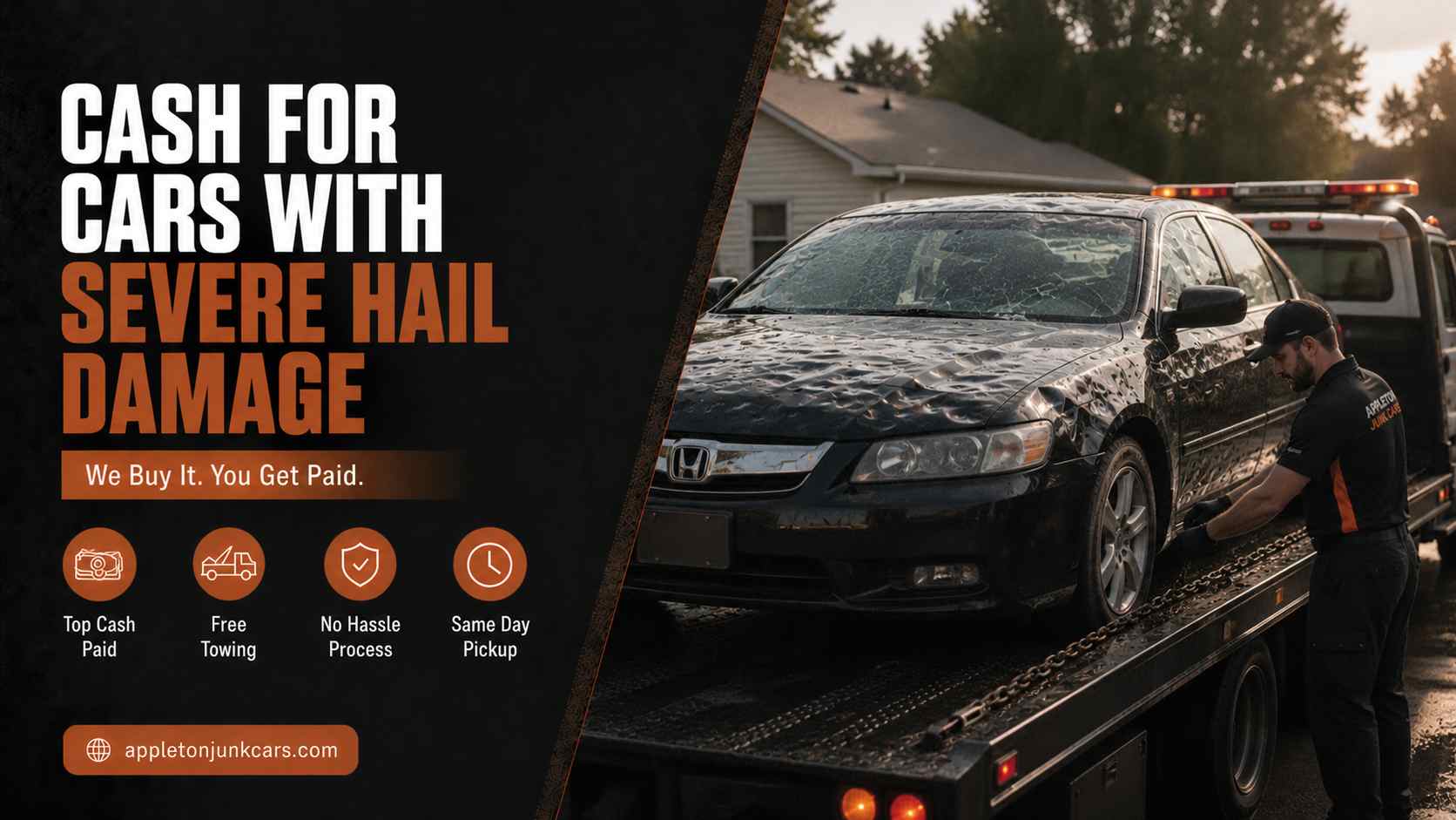cash for cars with severe hail damage