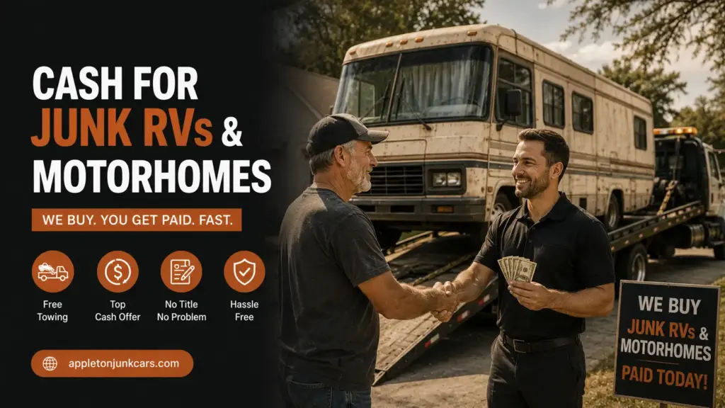 cash for junk RVs and motorhomes