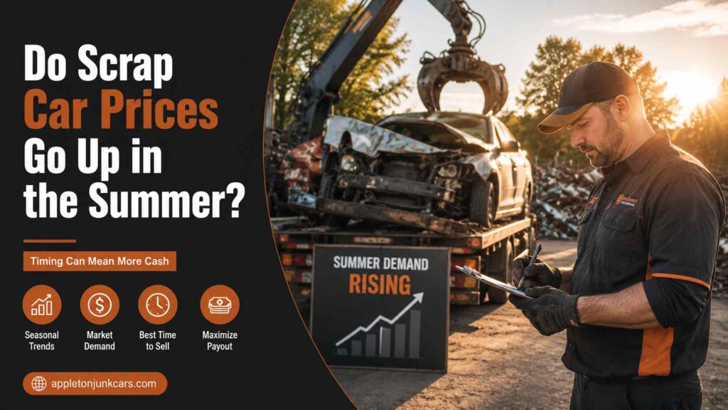 do scrap car prices go up in the summer