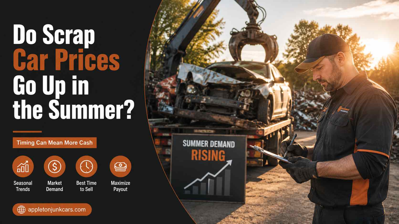 do scrap car prices go up in the summer