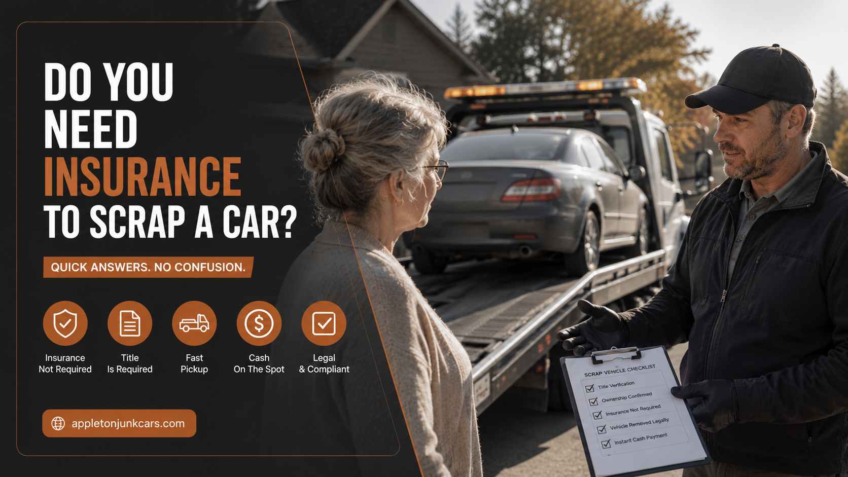 do you need insurance to scrap a car