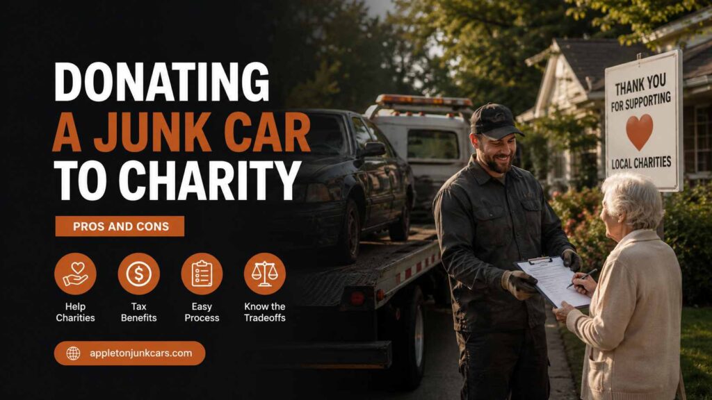 donating a junk car to charity pros and cons