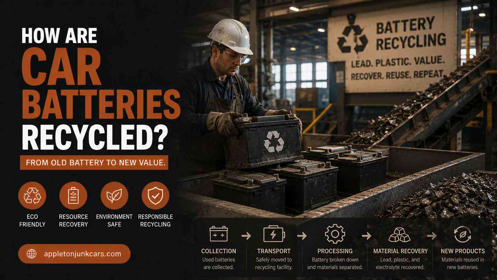 how are car batteries recycled
