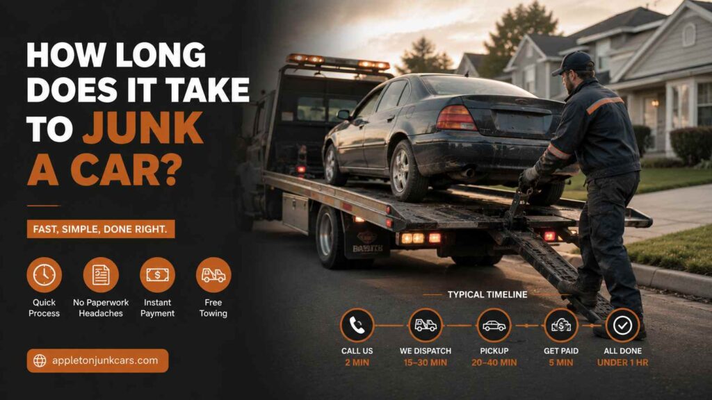 how long does it take to junk a car