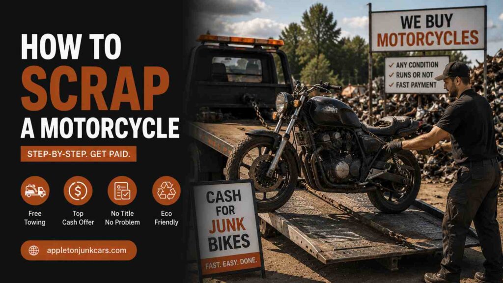 how to scrap a motorcycle