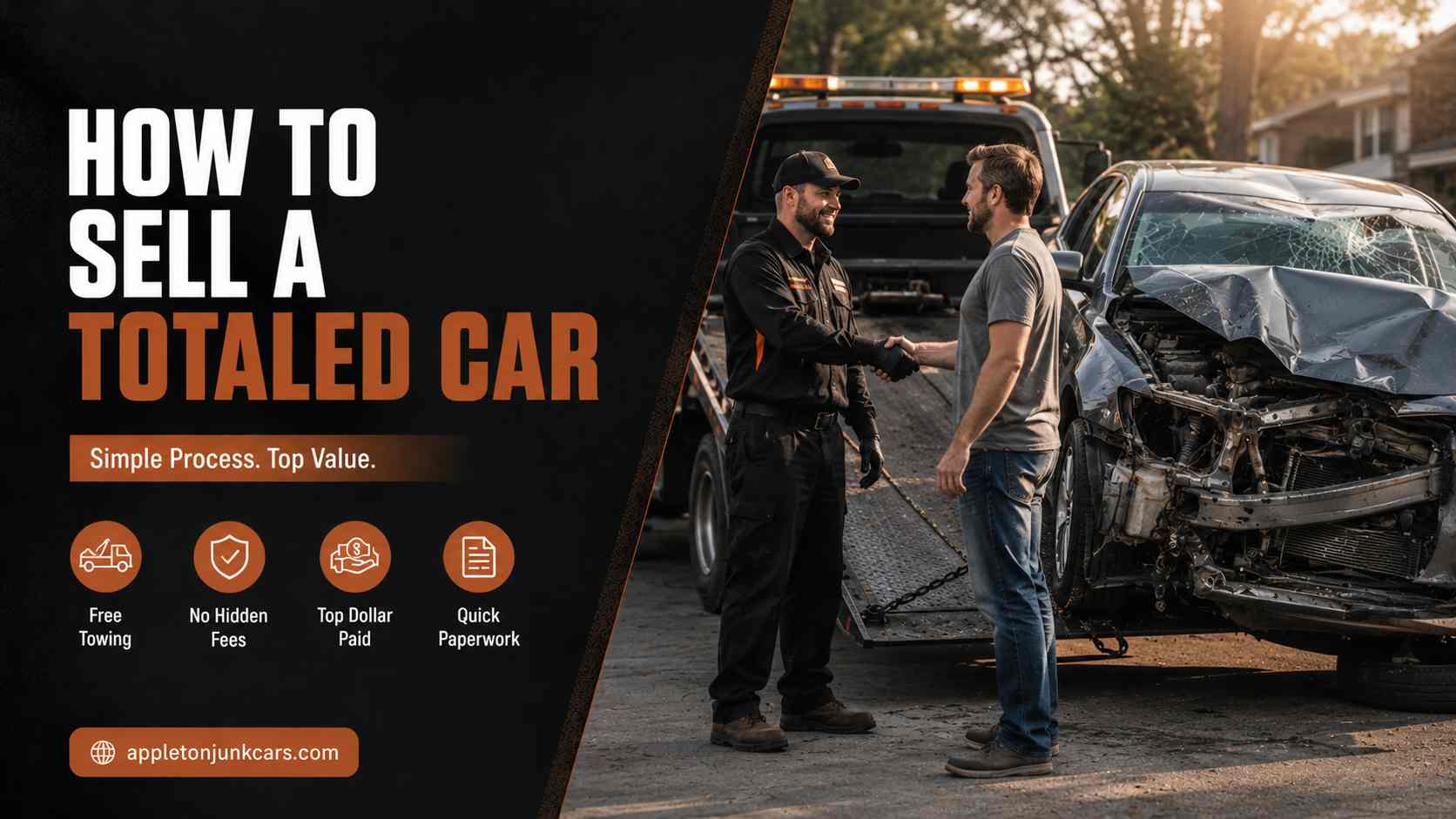 how to sell a totaled car