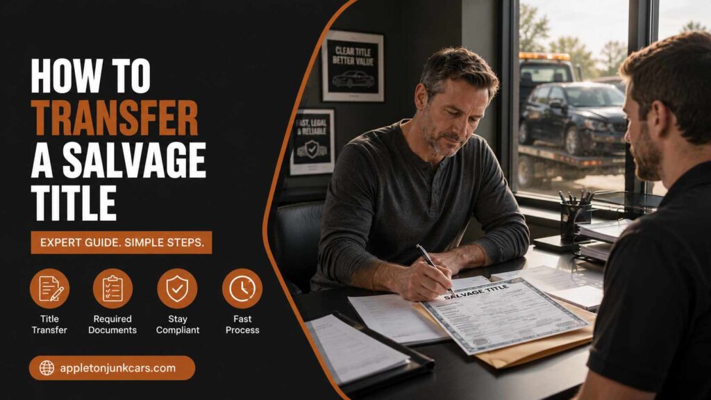 how to transfer a salvage title