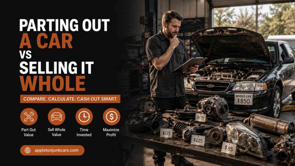 parting out a car vs selling it whole