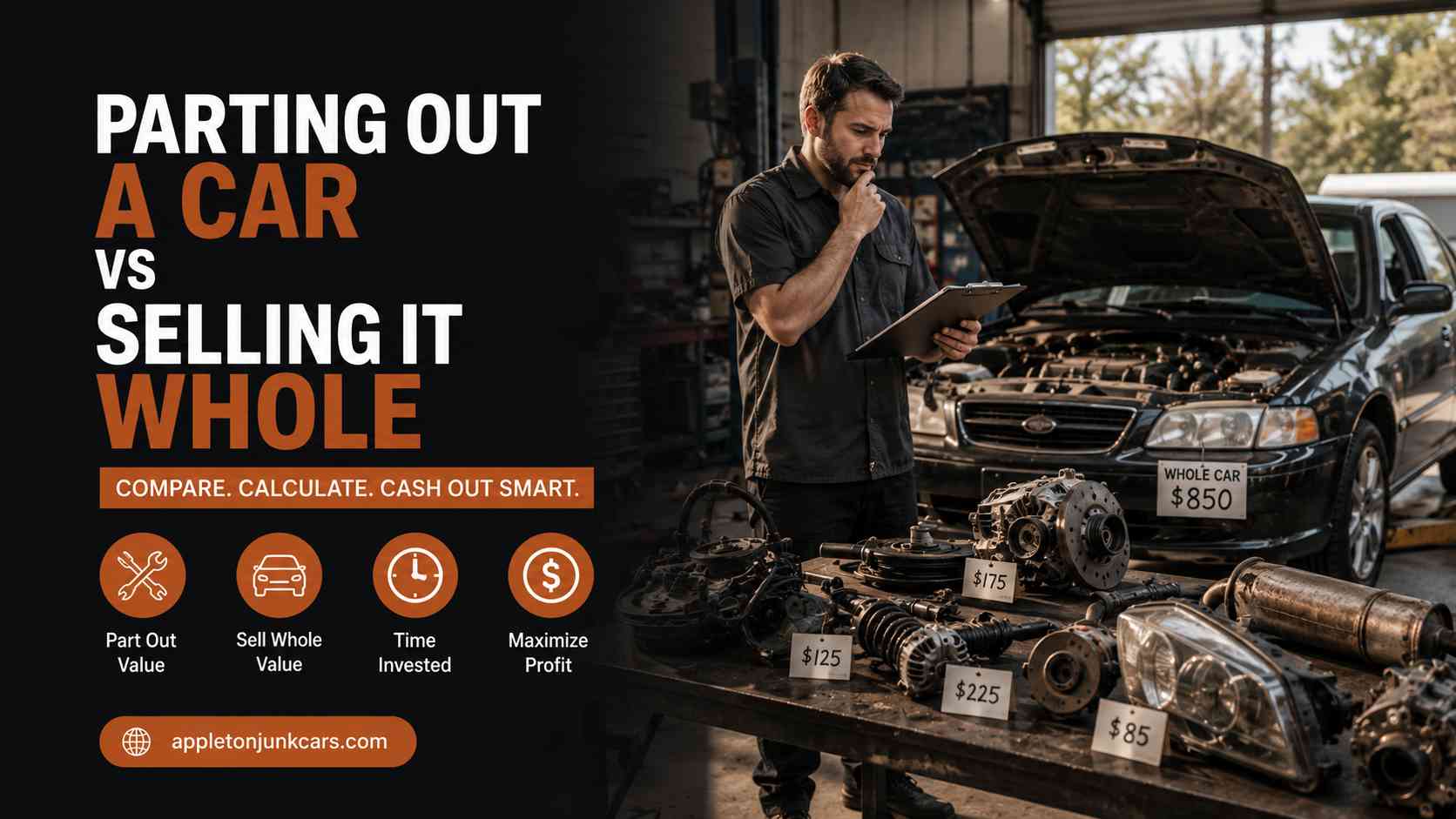 parting out a car vs selling it whole