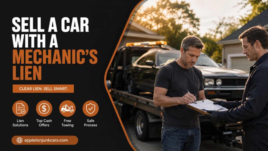 sell a car with a mechanic's lien