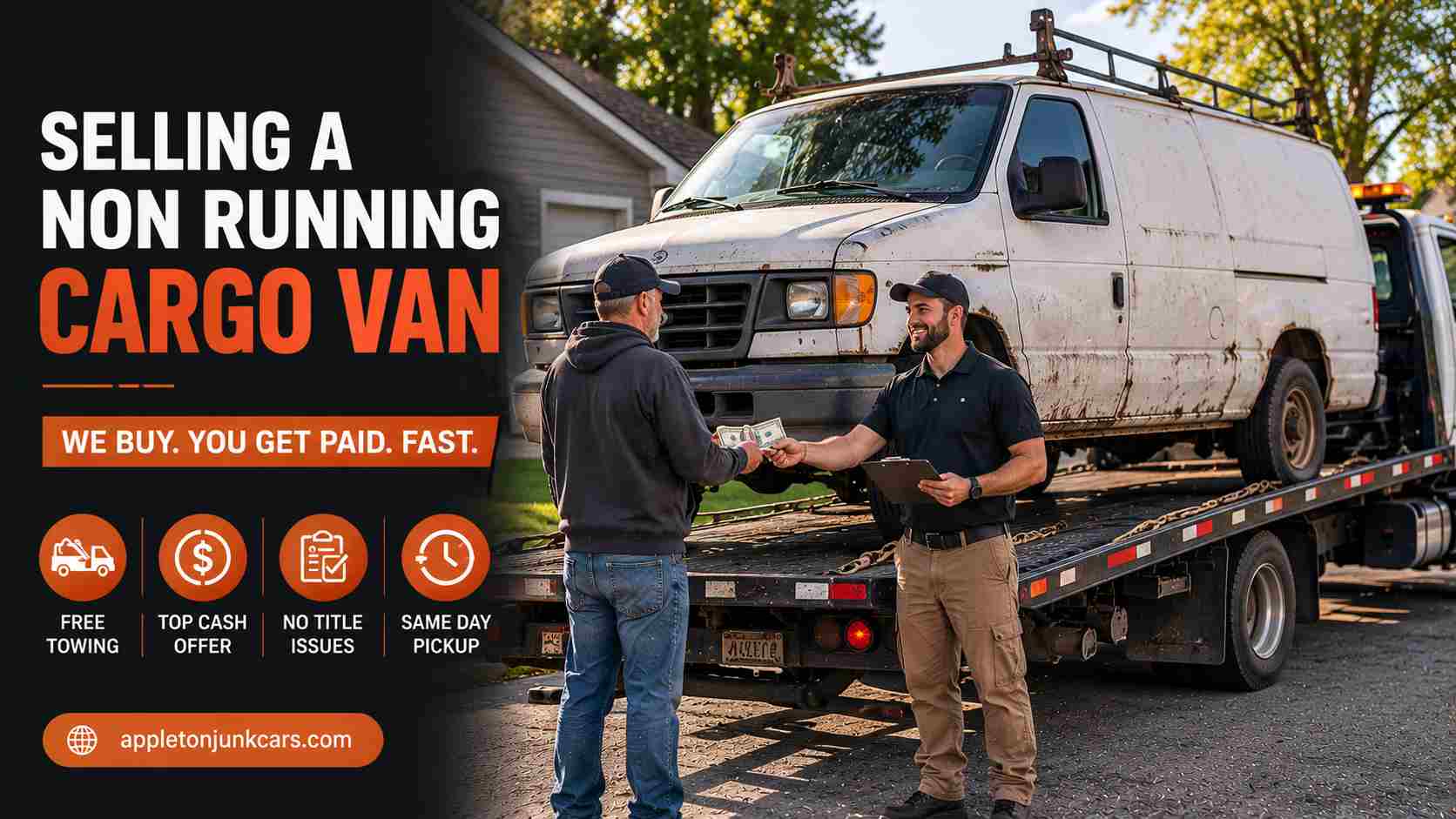 selling a non running cargo van