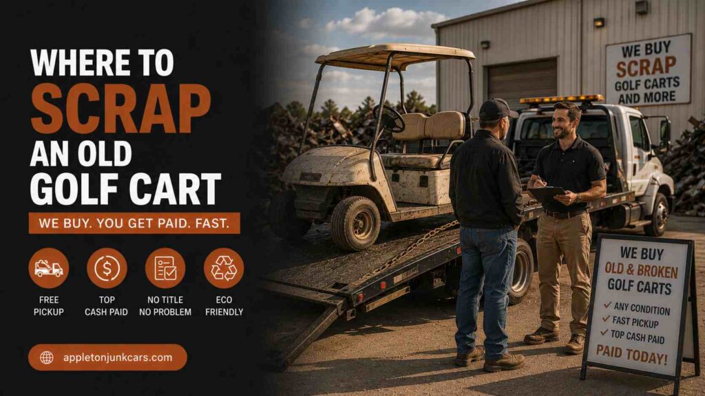 where to scrap an old golf cart