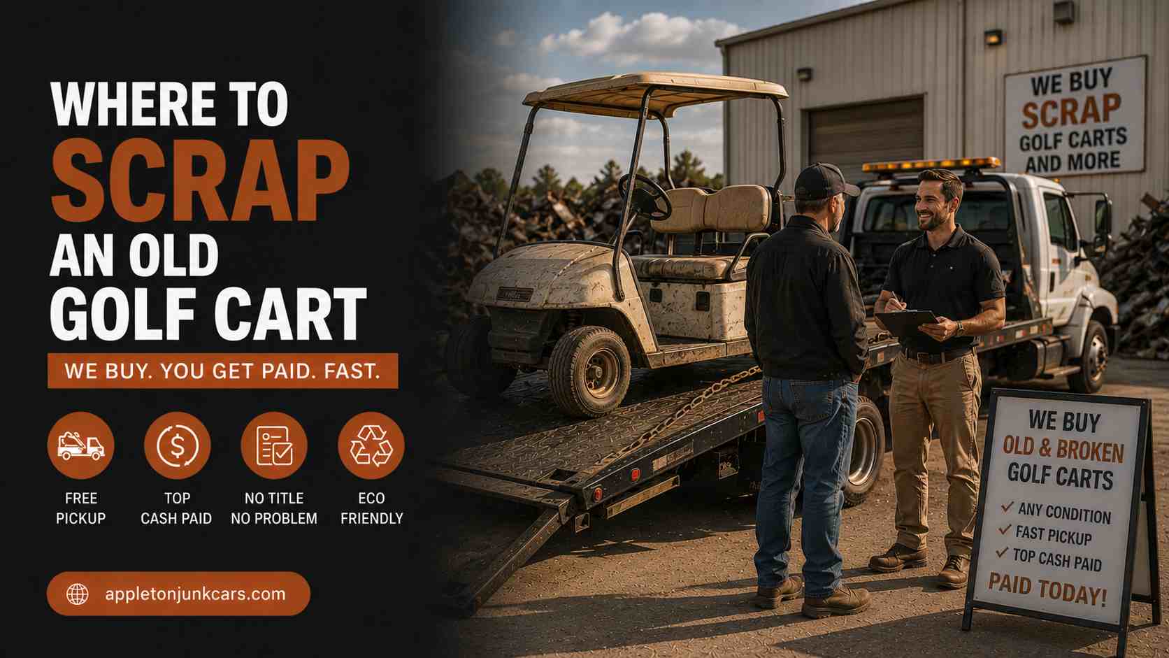where to scrap an old golf cart