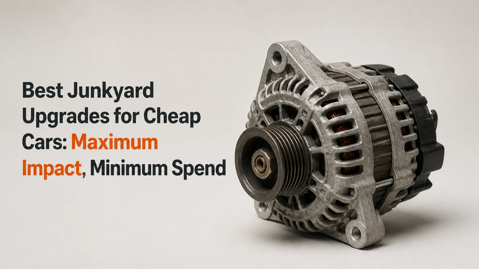 Best Junkyard Upgrades for Cheap Cars: Maximum Impact, Minimum Spend