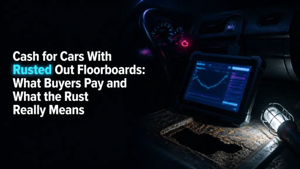cash for cars with rusted out floorboards