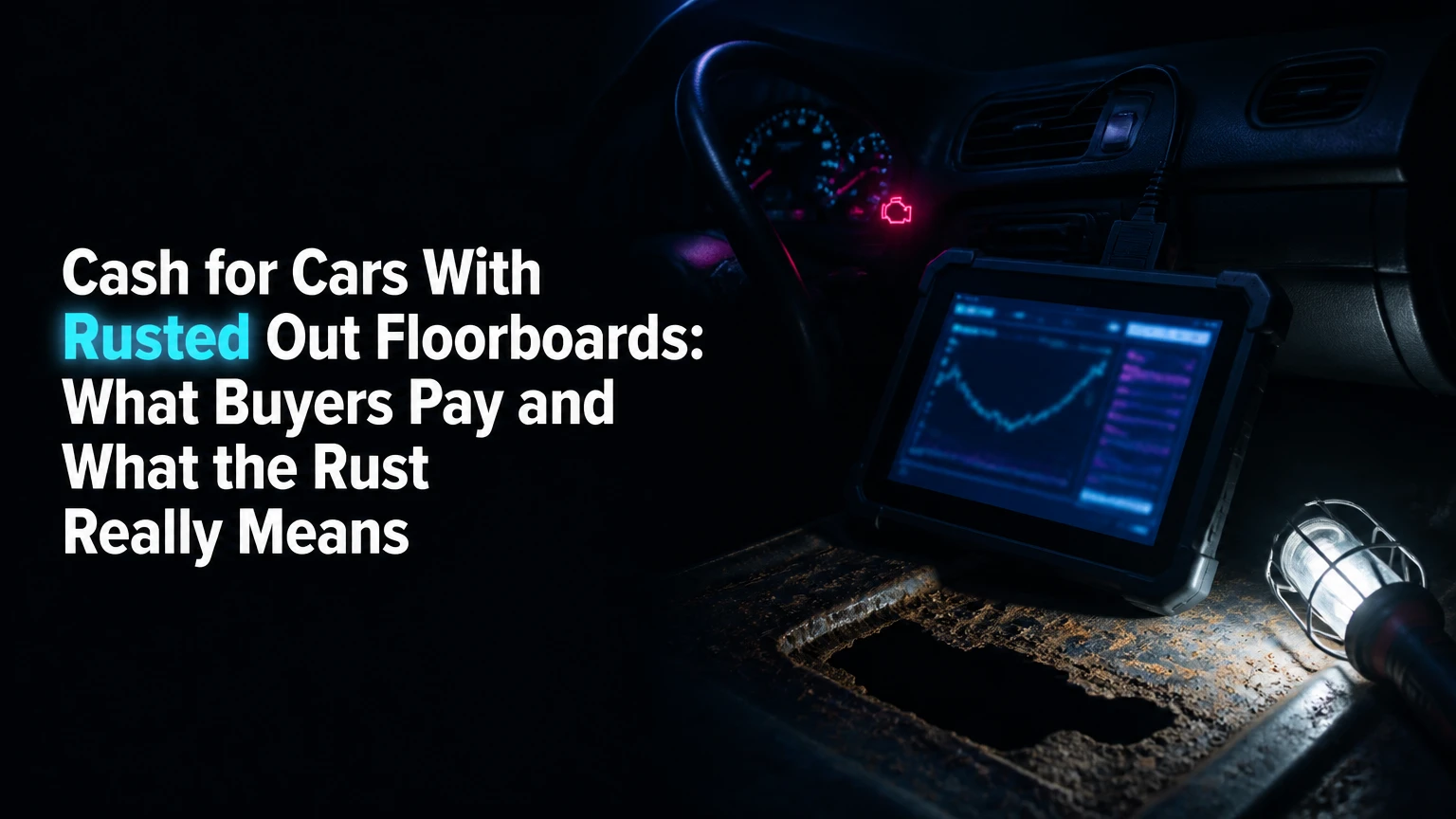cash for cars with rusted out floorboards