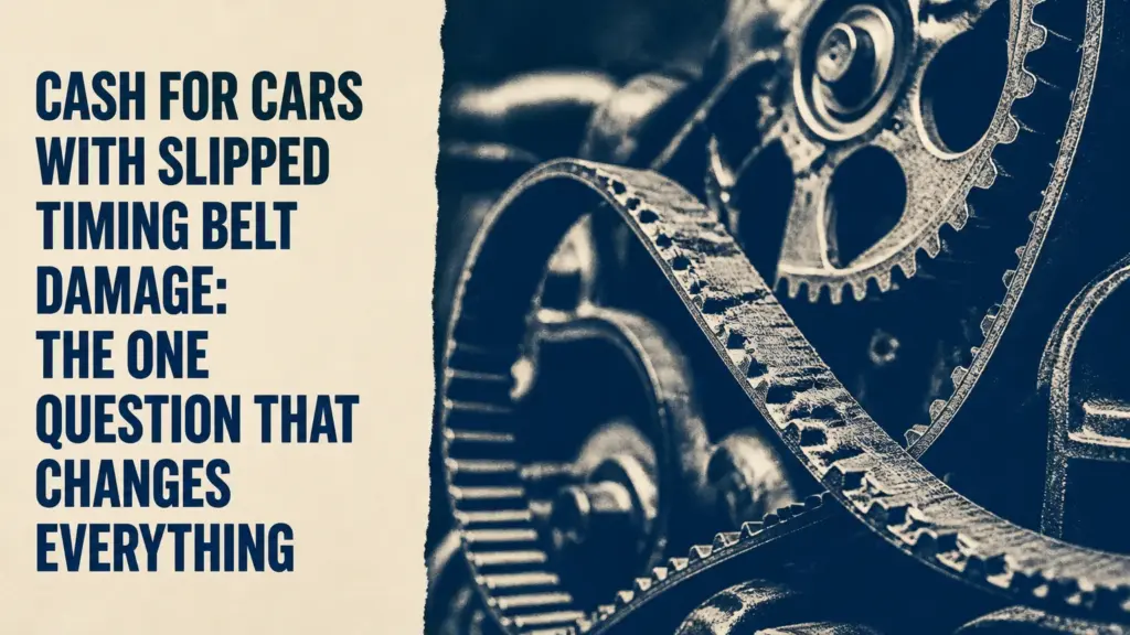 cash for cars with slipped timing belt damage