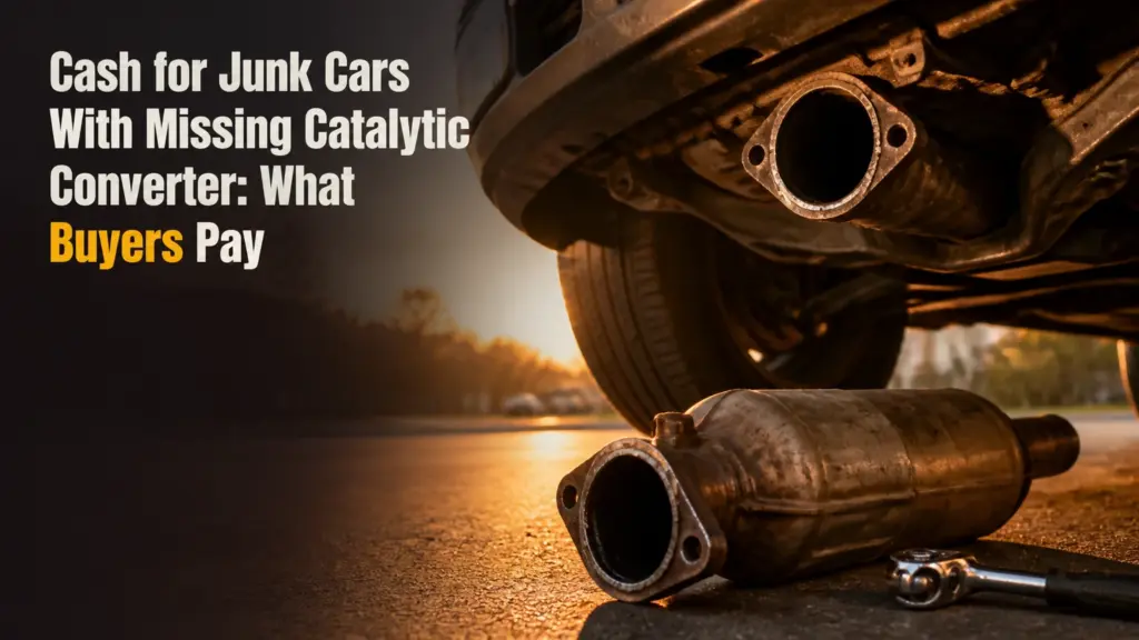 cash for junk cars with missing catalytic converter