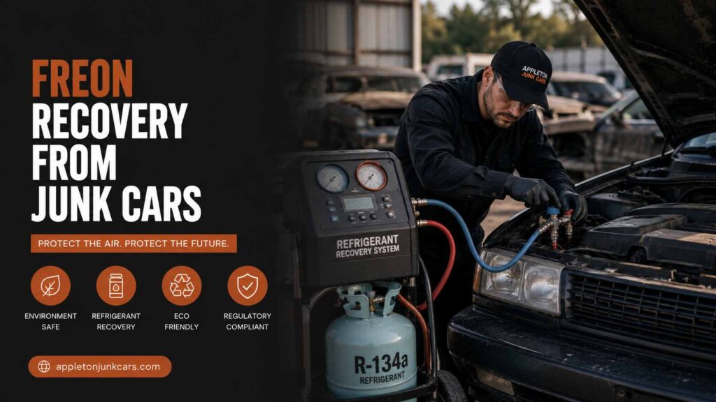 freon recovery from junk cars
