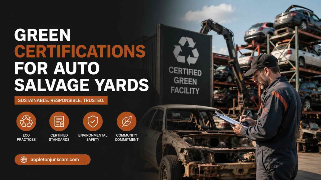 green certifications for auto salvage yards