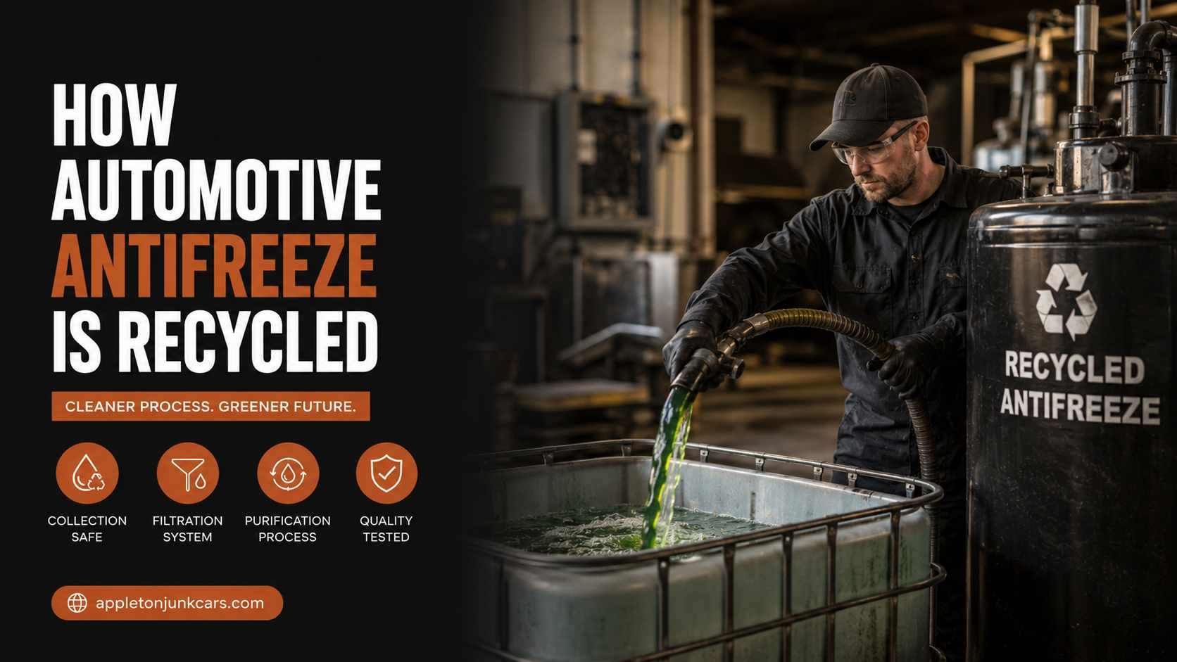 how automotive antifreeze is recycled