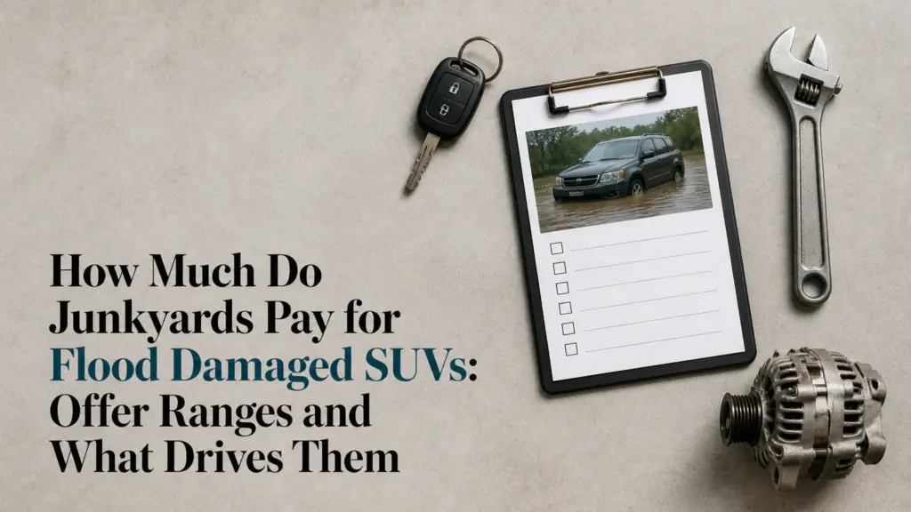 how much do junkyards pay for flood damaged suvs