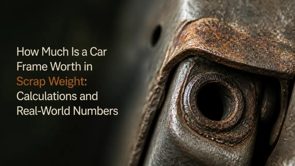 how much is a car frame worth in scrap weight
