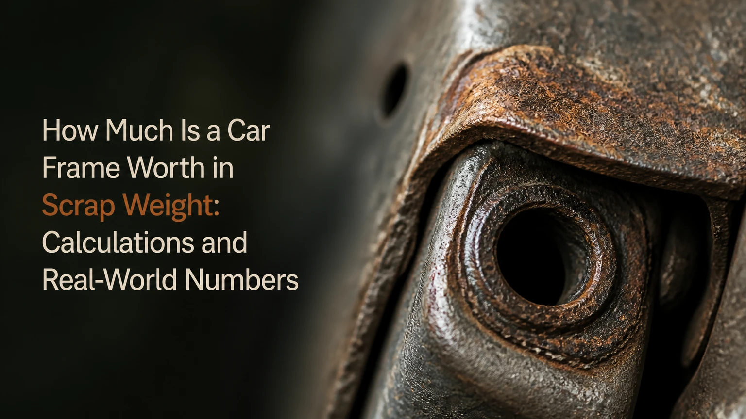 how much is a car frame worth in scrap weight