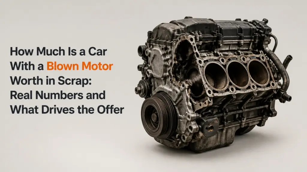 how much is a car with a blown motor worth in scrap