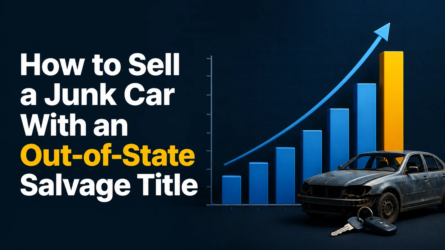 how to sell a junk car with an out of state salvage title