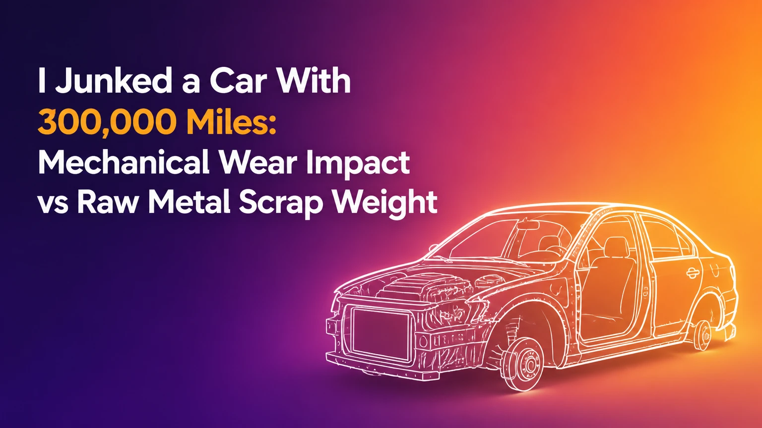 i junked a car with 300000 miles