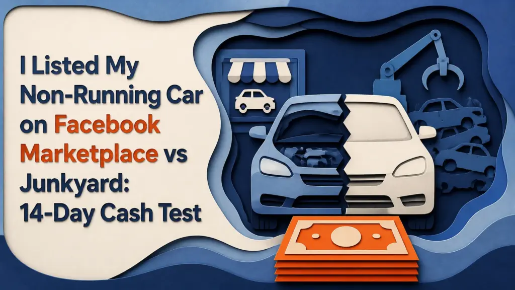 i listed my non running car on facebook marketplace vs junkyard