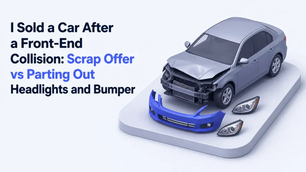 i sold a car after a front end collision