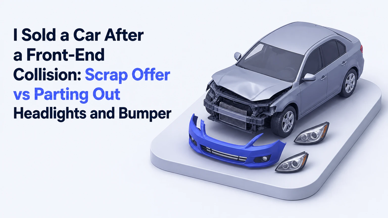 i sold a car after a front end collision