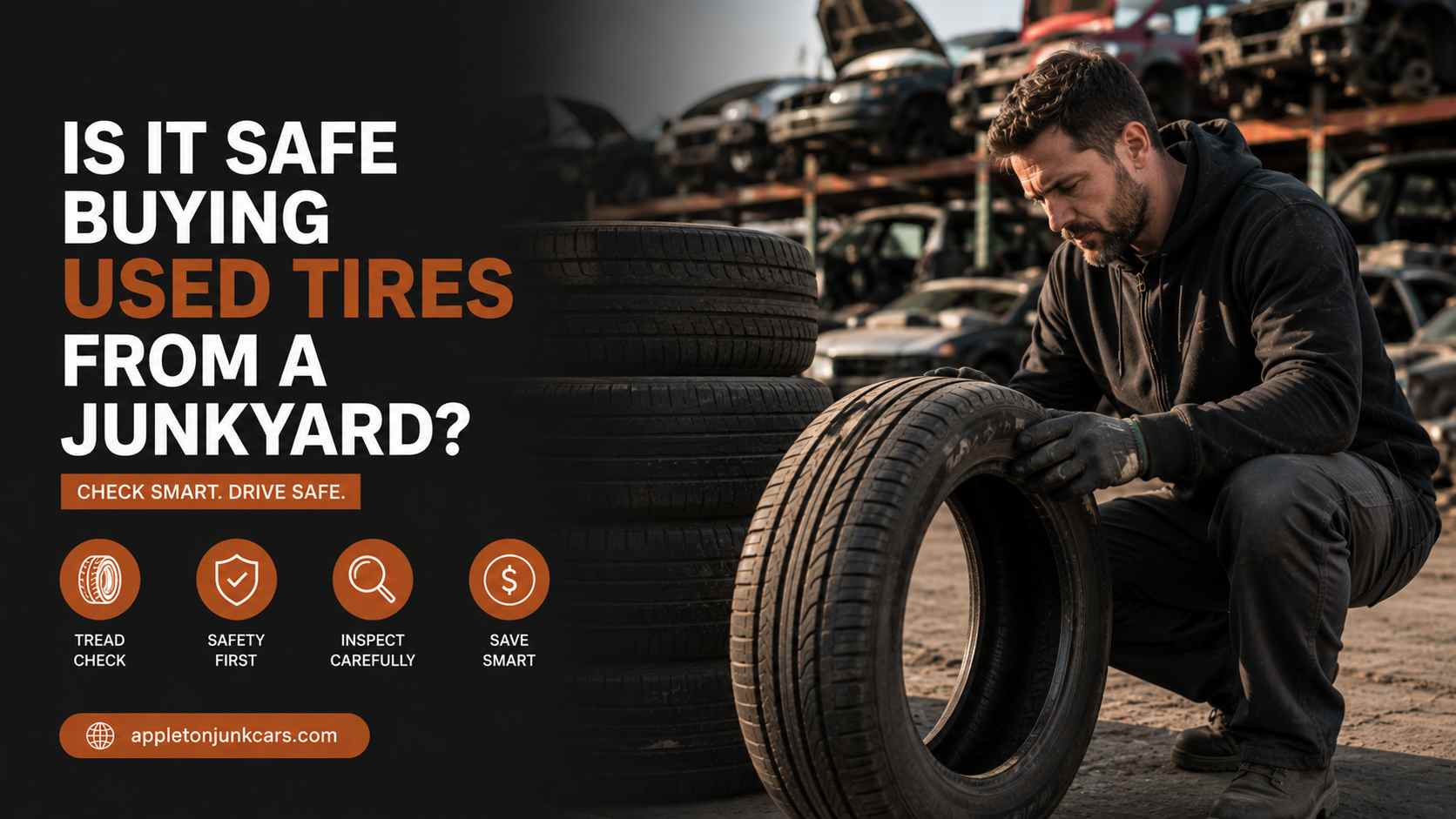 is it safe buying used tires from a junkyard