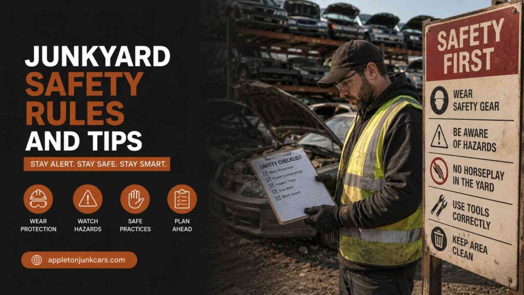 junkyard safety rules and tips