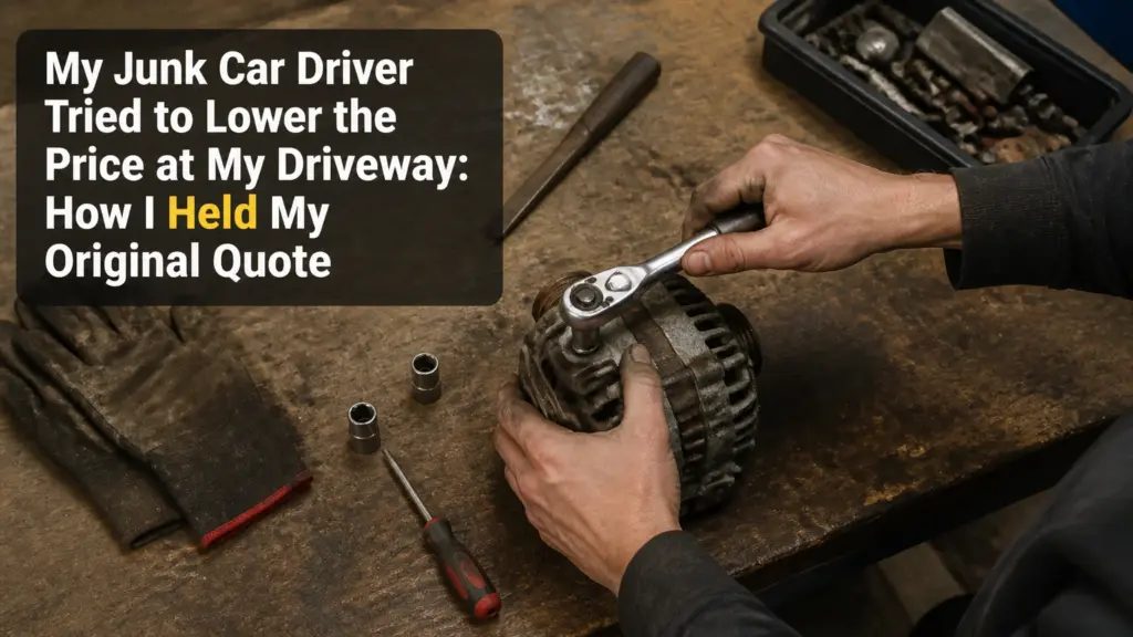 My Junk Car Driver Tried to Lower the Price at My Driveway: How I Held My Original Quote