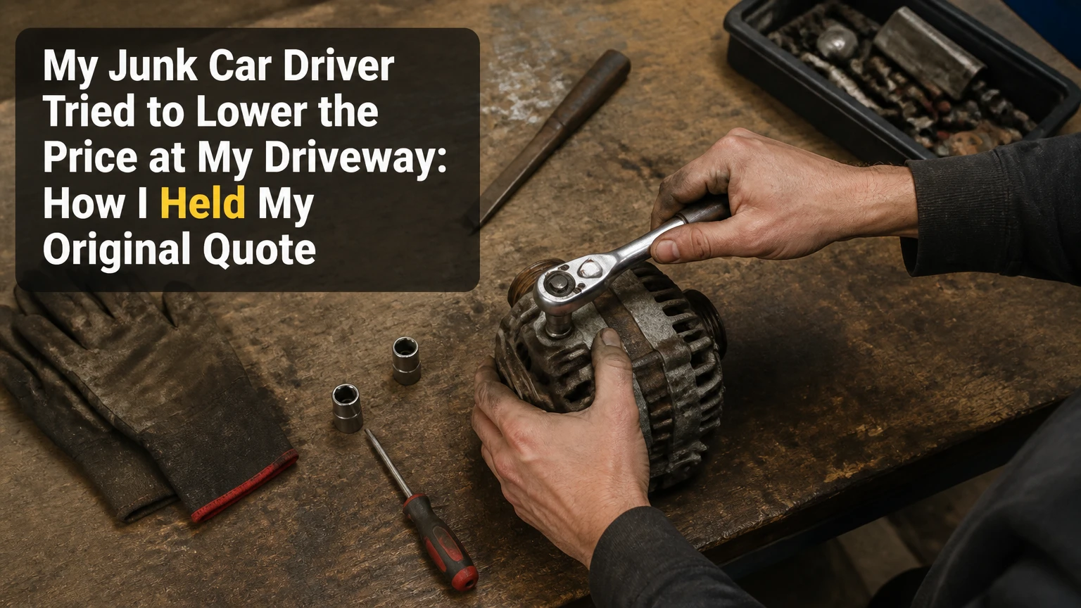 My Junk Car Driver Tried to Lower the Price at My Driveway: How I Held My Original Quote