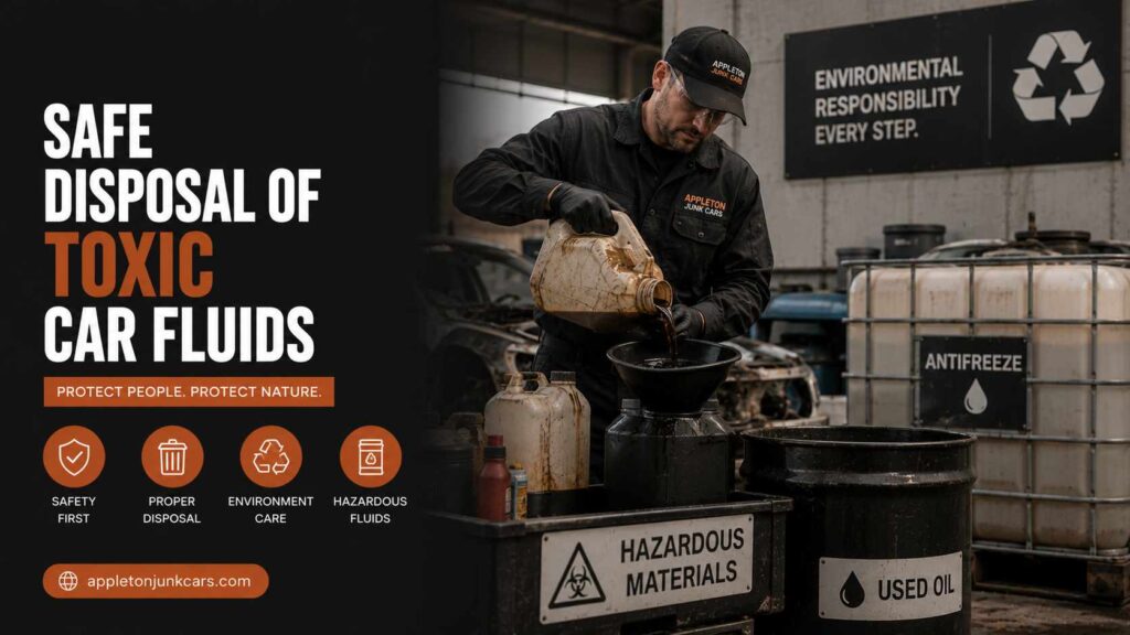 safe disposal of toxic car fluids