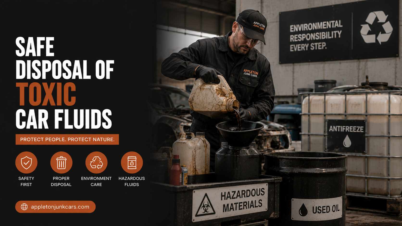 safe disposal of toxic car fluids