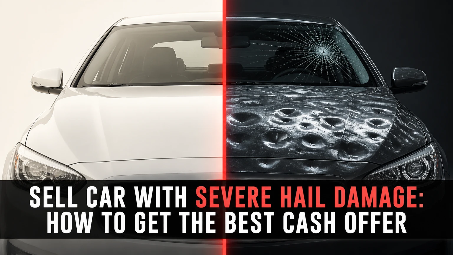 sell car with severe hail damage