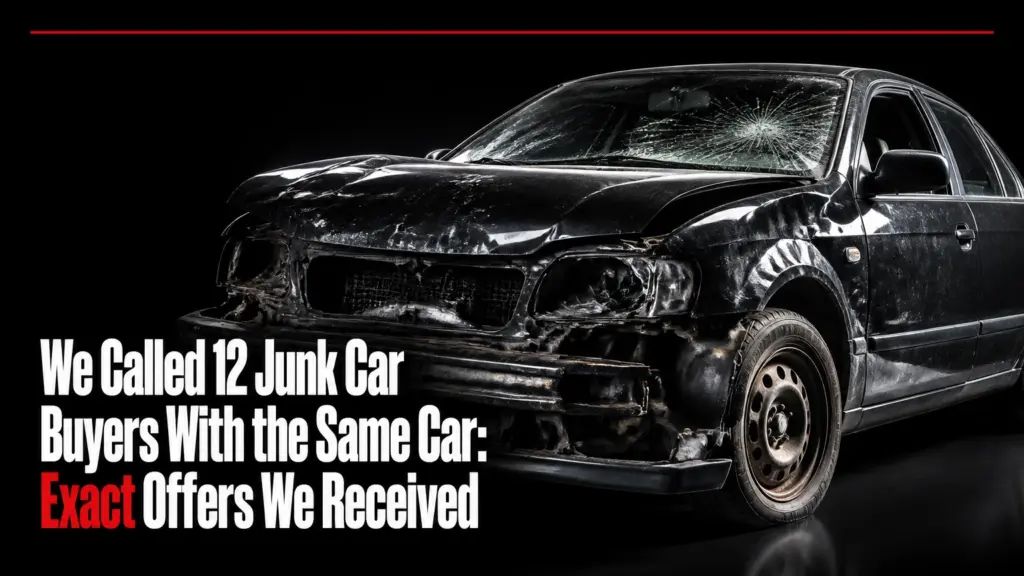 We Called 12 Junk Car Buyers With the Same Car: Exact Offers We Received