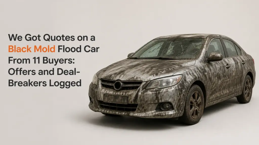 We Got Quotes on a Black Mold Flood Car From 11 Buyers: Offers and Deal-Breakers Logged