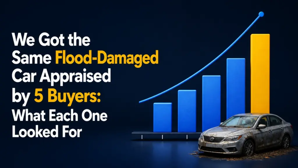 We Got the Same Flood-Damaged Car Appraised by 5 Buyers: What Each One Looked For
